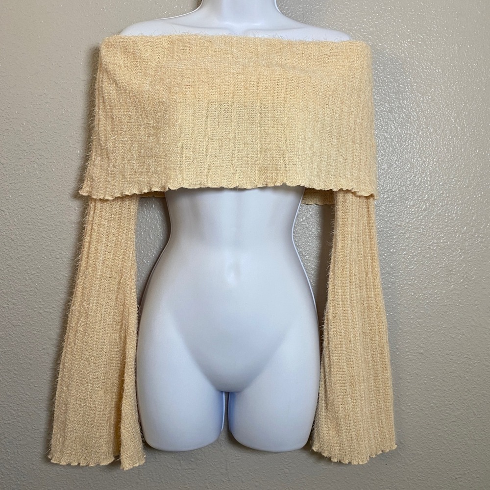 Urban Outfitters Silence + Noise Harper Off the Shoulder Top Medium Autumn Fall